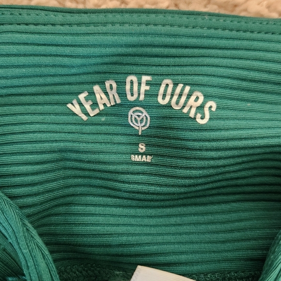 Ribbed Football Legging- Malachite Sz. Small - Picture 4 of 9